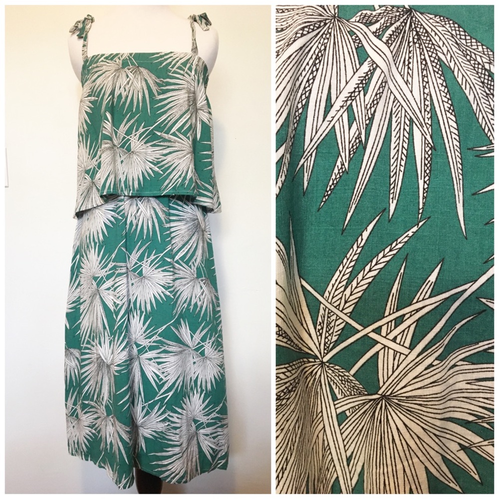 Anthropologie HD in Paris Tropical Print Dress, Size XS